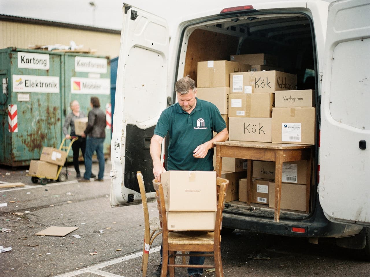 Sortering och återvinning vid bortforsling av dödsbo i Jönköping